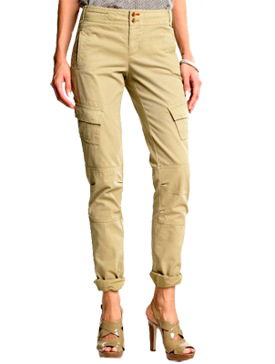 Michael Kors Pants, Cargo with Zipper Pockets